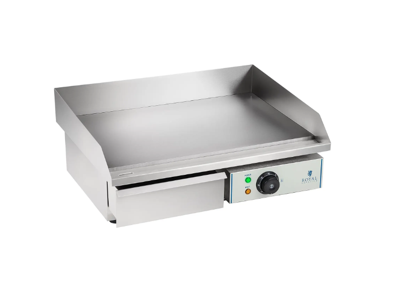 Električni roštilj s glatkom pločom 55 cm – Royal Catering 3.0 kW 🔥