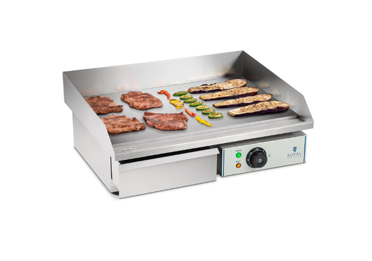 električni roštilj horeca, Royal Catering roštilj, roštilj s glatkom pločom, profesionalni grill, električni grill za restoran, ugostiteljska oprema, roštilj za fast food, grill ploča 55 cm, horeca oprema, roštilj za kuhinju, oprema za kuhanje, profesionalni električni roštilj, roštilj s termostatom, inox roštilj, grill ploča Royal Catering, nirs.hr