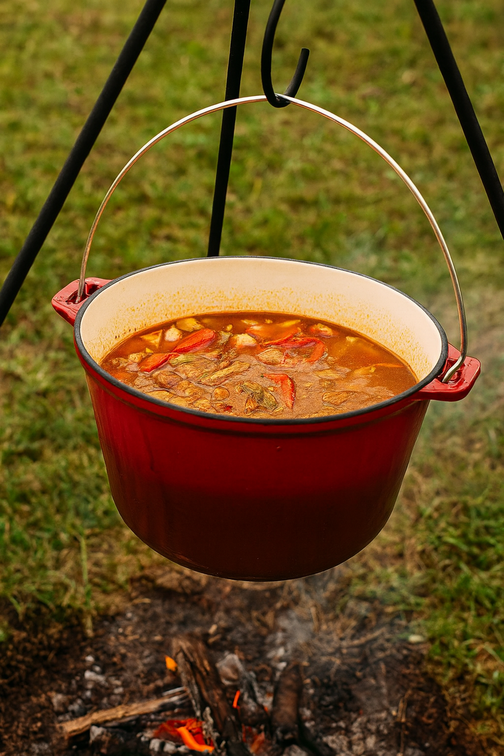 emajlirani lonac, crveni lonac, lonac od lijevanog željeza, lonac za čobanac, lonac za vatru, lonac za gulaš, lonac 5 L, emajlirani lonac s ručkom, retro posuđe, rustikalno posuđe, posuđe za kampiranje, posuđe za restoran, lonac za indukciju, lonac za pećnicu, emajlirano posuđe, outdoor kuhanje, nirs.hr posuđe, posuđe hrvatska, cooking channel lonac, lonac za prirodu, može na indukciju