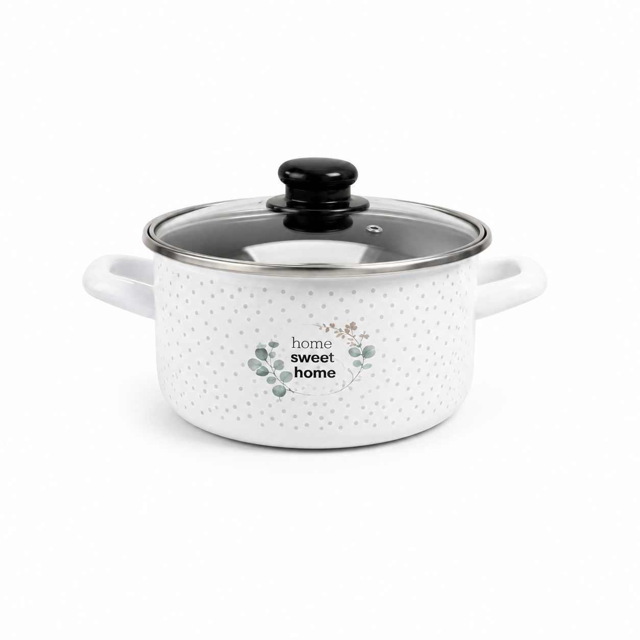emajlirani lonac, emajlirani lonac s poklopcem, lonac 2,8 L, lonac 3,8 L, duboki lonac, plitki lonac, lonac 18 cm, lonac 20 cm, lonac s poklopcem, emajlirano posuđe, posuđe za kuhanje, kuhinjski lonci, lonci za kuhanje, lonac za juhu, lonac za varivo, lonac za tjesteninu, lonac za šalšu, posuđe za apartmane, opremanje apartmana, oprema za kuhinju, kuhinjsko posuđe, lonci Split, posuđe Split, lonci Hrvatska, povoljni lonci, Home Sweet Home lonac, emajlirano posuđe Hrvatska, lonac za svakodnevno kuhanje, lona