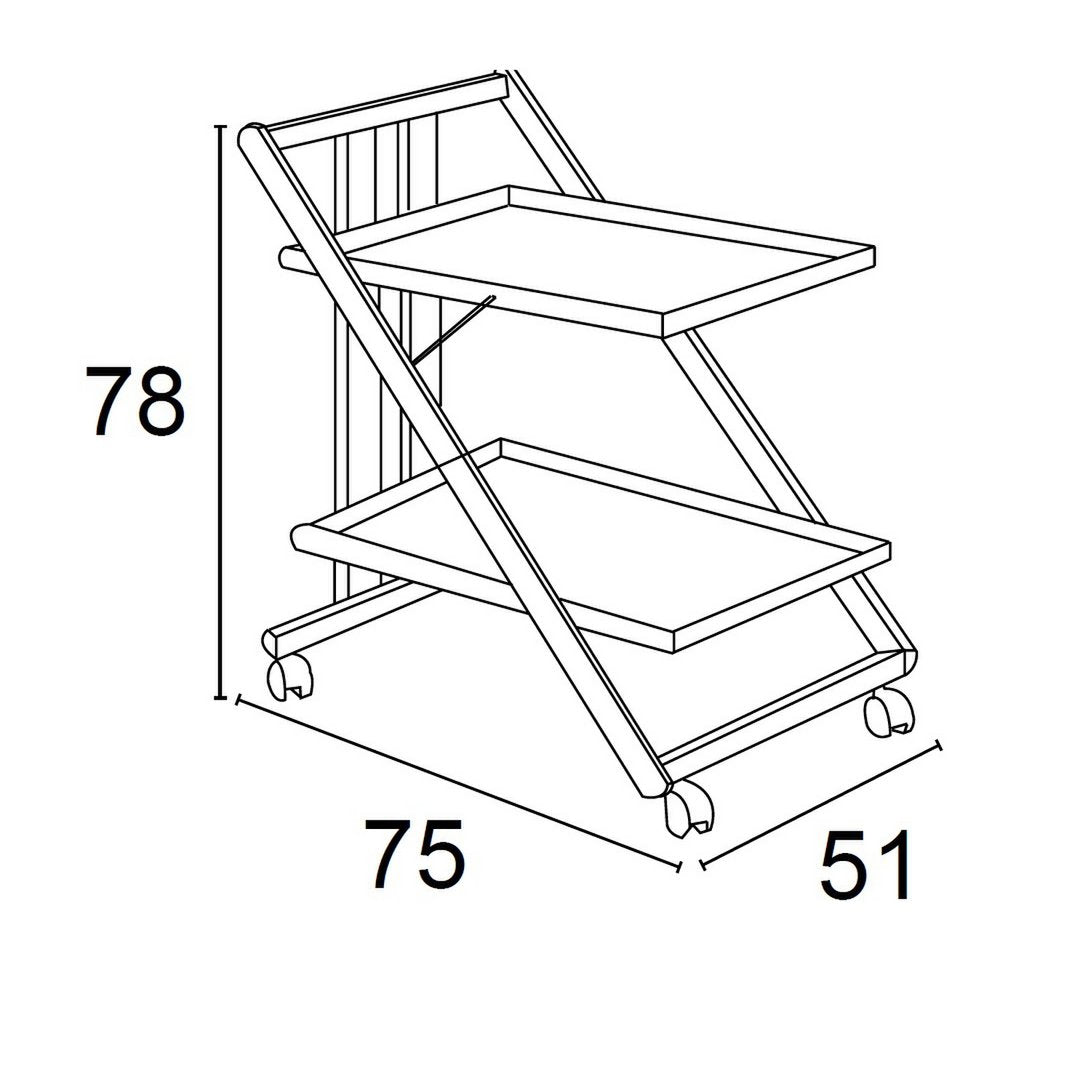 Servirna kolica Arredamenti