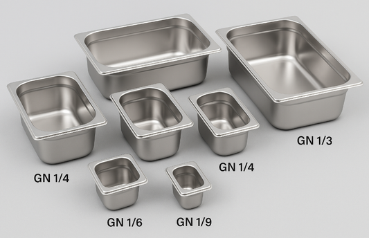 Inox gastro posude GN od 1-9 🔢 GN 1/3 🔢 GN 1/4 🔢 GN 1/6 🔢 GN 1/9