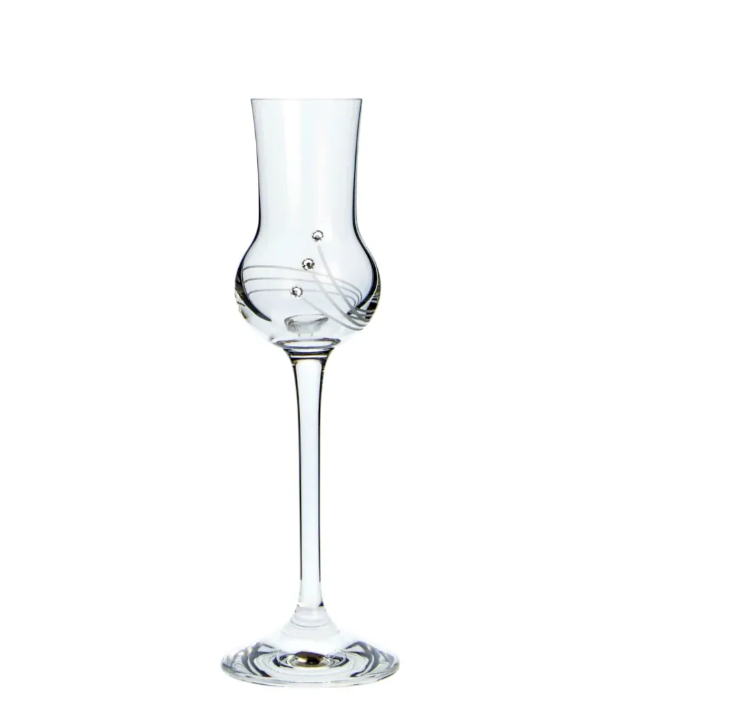 Čaše Grappa 70ml Crystals (6 kom) – luksuzni poklon za ljubitelje vrhunskih destilata ✨