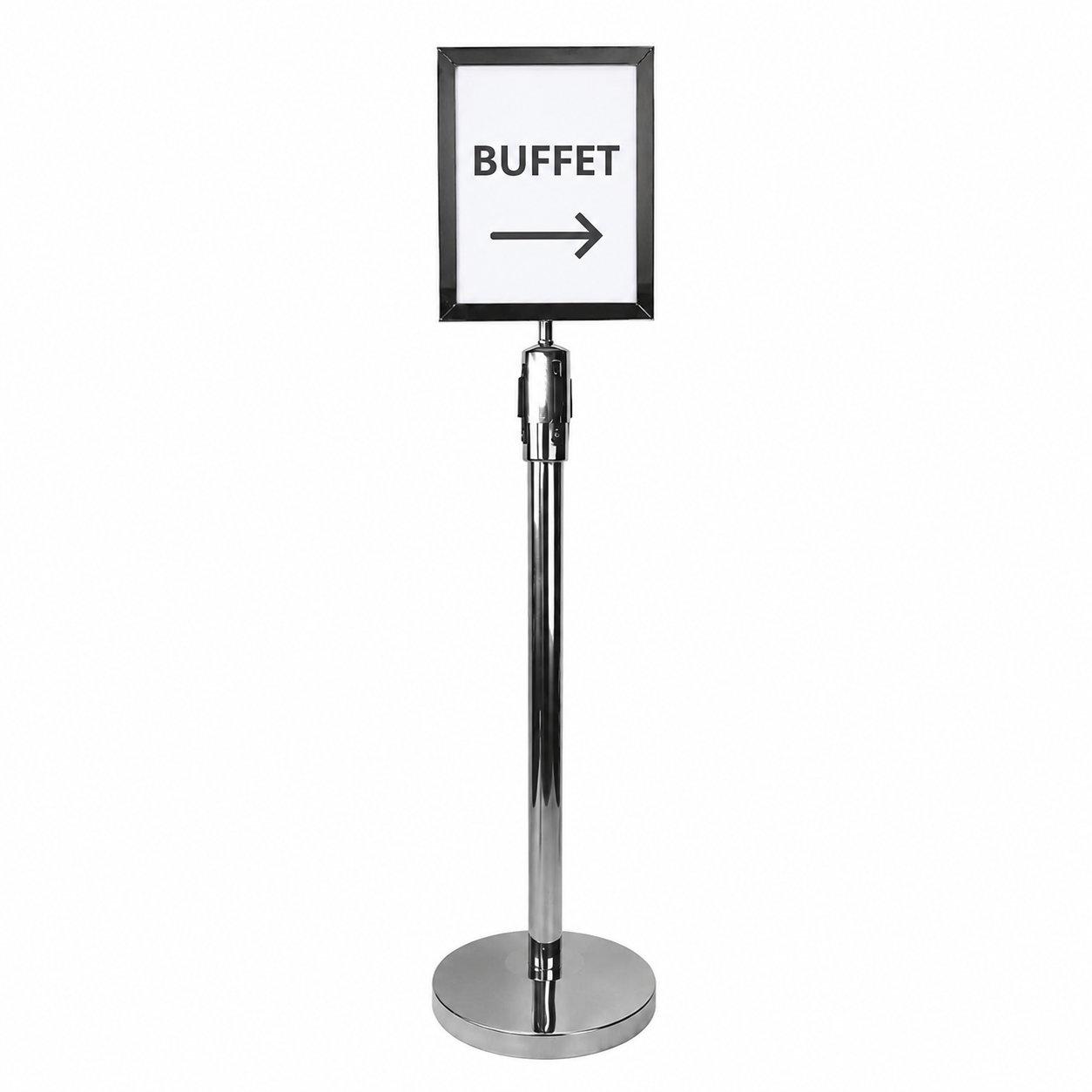 informacijski stalak A4, inox informacijski stalak, stalak za A4 papir, samostojeći stalak za obavijesti, Medri SSF-SS, Medri stalak, inox stalak za hotel, stalak za restoran, stalak za buffet, buffet stalak, oznaka buffet, stalak za recepciju, informacijski stalak za hotel, hotelska oprema, oprema za hotele, oprema za restorane, ugostiteljska oprema, profesionalna ugostiteljska oprema, inox hotelska oprema, stalak za jelovnik, stalak za obavijesti, stalak za usmjeravanje gostiju, stalak za događanja, stala