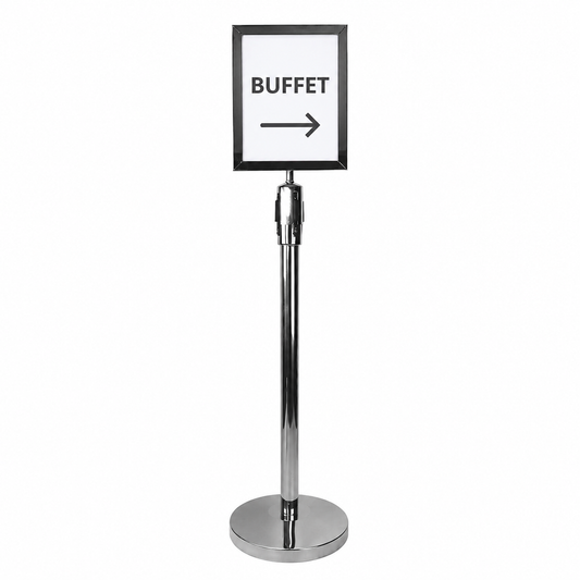 informacijski stalak A4, inox informacijski stalak, stalak za A4 papir, samostojeći stalak za obavijesti, Medri SSF-SS, Medri stalak, inox stalak za hotel, stalak za restoran, stalak za buffet, buffet stalak, oznaka buffet, stalak za recepciju, informacijski stalak za hotel, hotelska oprema, oprema za hotele, oprema za restorane, ugostiteljska oprema, profesionalna ugostiteljska oprema, inox hotelska oprema, stalak za jelovnik, stalak za obavijesti, stalak za usmjeravanje gostiju, stalak za događanja, stala