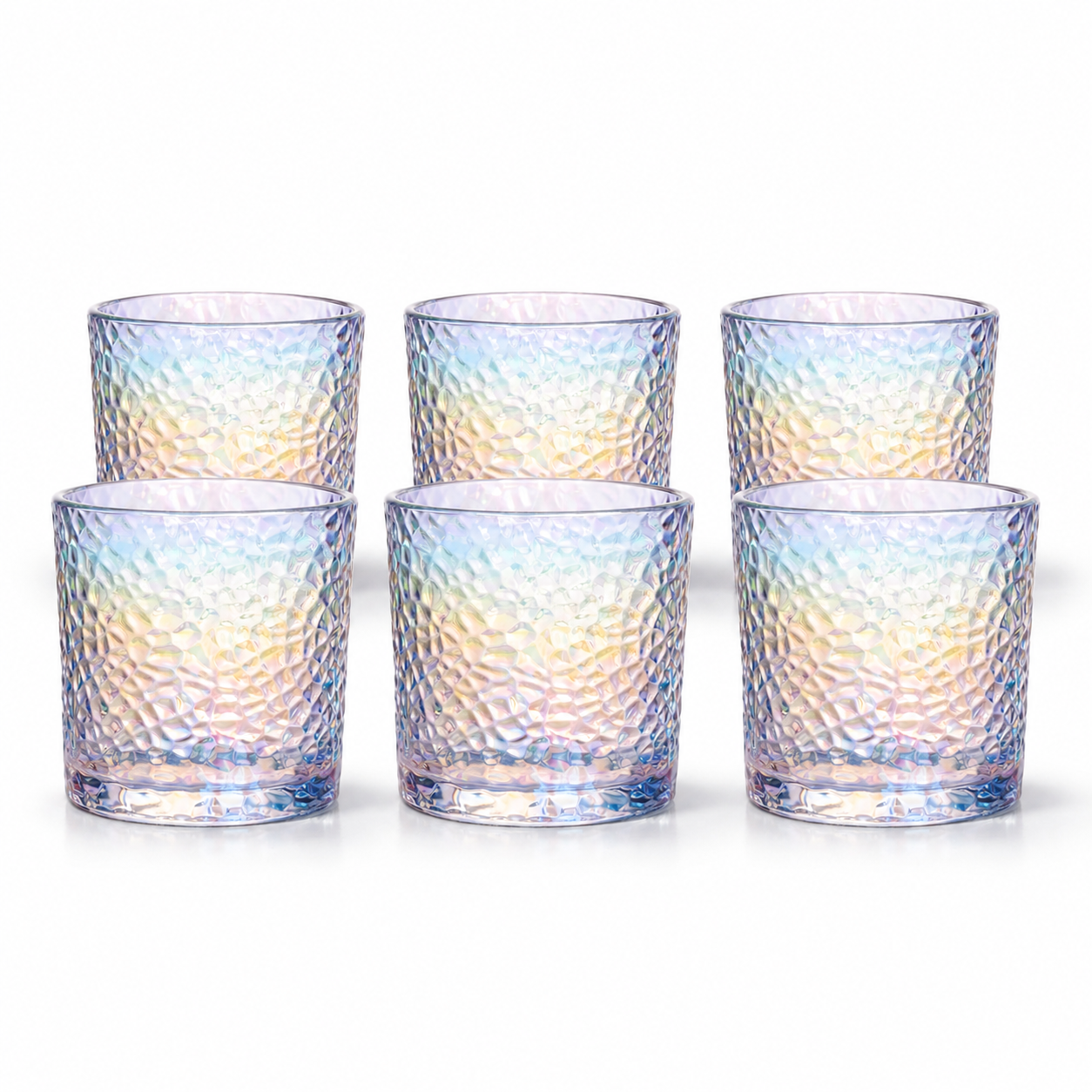 iridescent čaše, holografske čaše, reljefne čaše, čaše s efektom duge, staklene čaše u boji, set 6 čaša, čaše za vodu, čaše za sok, čaše za koktele, čaše za gin, čaše za whiskey, čaše za aperitiv, moderne čaše, dekorativne čaše, luksuzne čaše, dizajnerske čaše, čaše za restorane, čaše za barove, čaše za hotele, čaše za apartmane, ugostiteljske čaše, profesionalne čaše za ugostiteljstvo, čaše za serviranje pića, čaše za svečani stol, efektne čaše za restoran, iridescent staklo, čaše za ugostiteljstvo Dalmaci