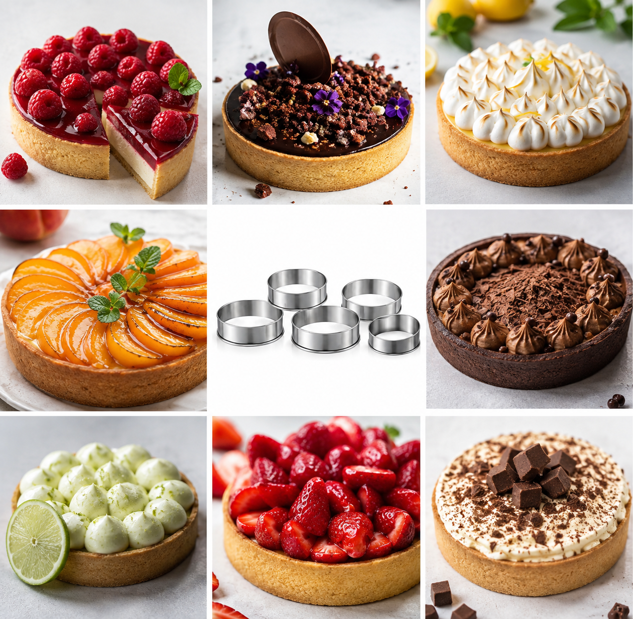 &nbsp;kalup za tartlete, kalupi za tartlete, set kalupa za tart, inox kalup za tart, kalup za mini tart, kalup za mini pite, kalup za kolače 9 cm, 5five kalupi, inox kalupi za kolače, kalup za cheesecake, kalup za individualne deserte, profesionalni kalupi za slastičarstvo, slastičarski kalupi, kalupi za pekarnice, kalupi za slastičarnice, oprema za slastičarnice, oprema za pekarnice, kalupi za restorane, kalupi za catering, kalup za prhko tijesto, kalup za voćni tart, kalup za čokoladni tart, kalupi za des