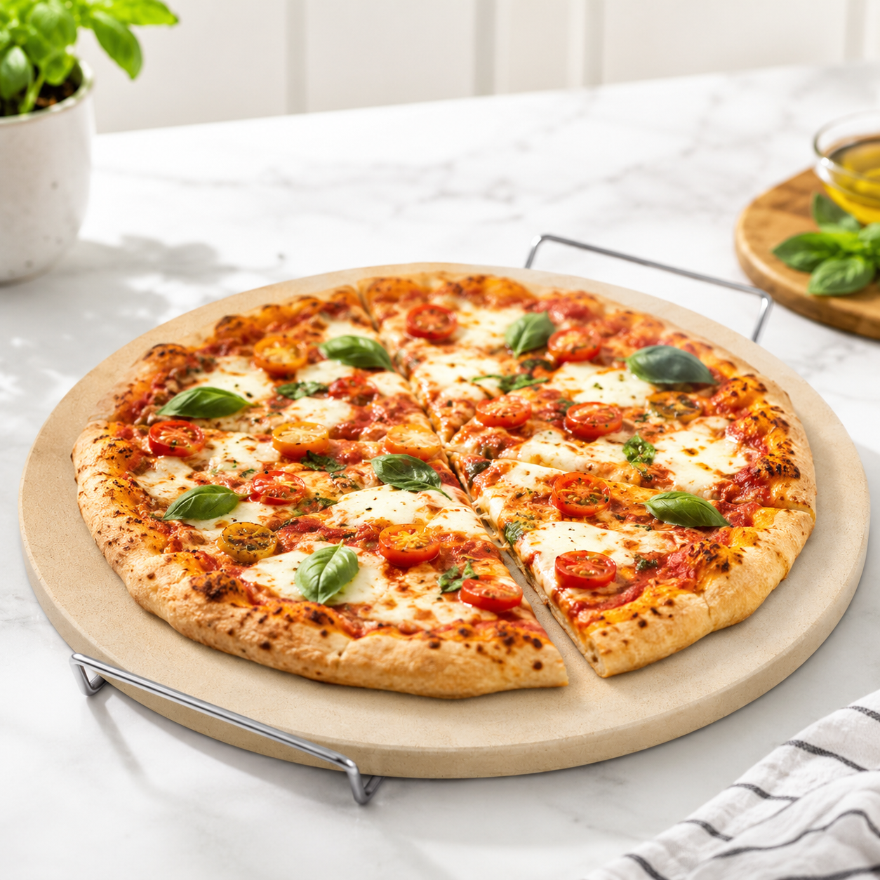 kamen za pizzu, kamen za pečenje pizze, okrugli kamen za pizzu, kamen za pizzu 36 cm, pizza stone, kamen za pećnicu, kamen za roštilj, kamen za pečenje kruha, kamen za focacciu, kamen za pecivo, kućna pizza, domaća pizza, pizza kao iz pizzerije, hrskava pizza, hrskavo tijesto, oprema za pizzu, pribor za pizzu, kuhinjski pribor, oprema za pečenje, kamen s ručkama, pizza kamen s metalnim ručkama, kamen za visoke temperature, prirodni kamen za pečenje, kamen za apartmane, oprema za apartmane, oprema za kuhinju