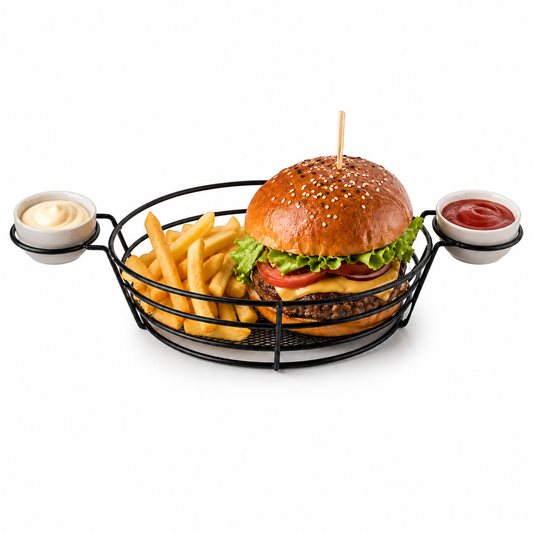 košara za burger, košara za serviranje burgera, My Bar košara, metalna košara za serviranje, crna košara za burger, košara za krumpiriće, košara za fast food, košara za street food, košara za finger food, košara za snack, košara za sendviče, košara za pub, košara za burger bar, košara za food truck, košara za beach bar, košara za umake, držač za umake, pribor za serviranje burgera, oprema za burger bar, oprema za fast food, oprema za food truck, oprema za pub, oprema za restorane, oprema za beach bar, ugost