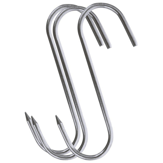 kuke za dimljenje, kuke za sušenje mesa, inox kukice za sušaru, kukice za kobasice, kuka za ribu, pušnica oprema, sušenje mesa Split, profesionalna oprema za dimljenje, NIRS webshop, kuke od inoxa za dimljenje