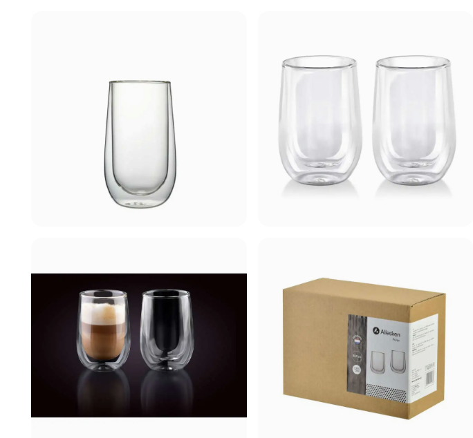 Set od 2 borosilikatne čaše 300 ml – PETER