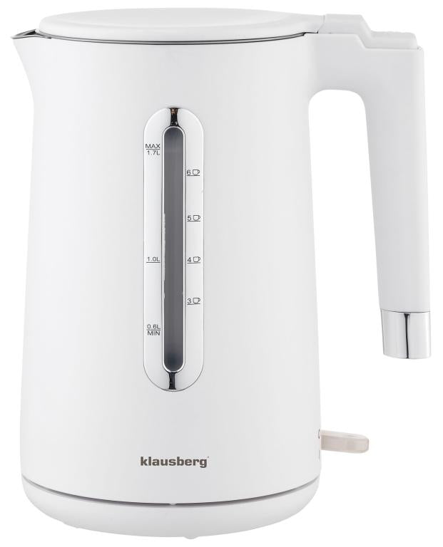 Električno kuhalo za vodu 1,7 L, mat bijelo – Klausberg KB-7890 ⚡☕