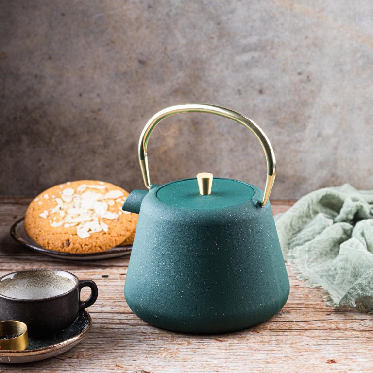 Čajnik od lijevanog željeza s cjedilom – 1 L