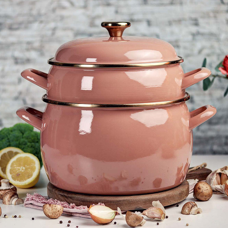 Metalac teća s poklopcem MOCHA MOUSSE 22 cm / 3,8 L 🤎☕