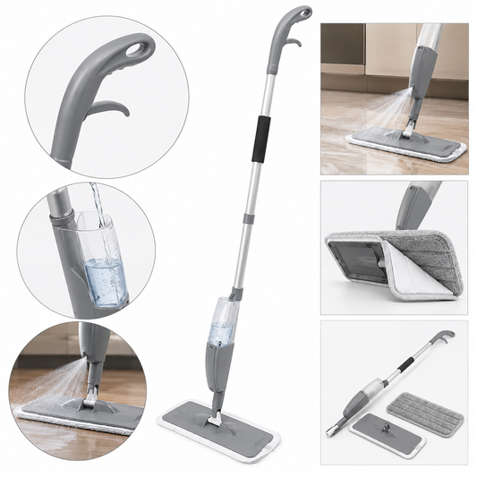 mop s raspršivačem, spray mop, mop s prskalicom, mop sa spremnikom za vodu, mop 300 ml, mop za podove, brisač podova, čistač podova, mop bez kante, mop s prskanjem vode, podni brisač, mop za pločice, mop za laminat, mop za parket, ravni mop, mop za stan, mop za kuću, mop za apartmane, mop za hotele, mop za ured, pribor za čišćenje, oprema za čišćenje podova, čišćenje apartmana, čišćenje hotela, brisači podova Split, mop Split, oprema za čišćenje Split, ugostiteljska oprema Dalmacija, webshop ugostiteljske o
