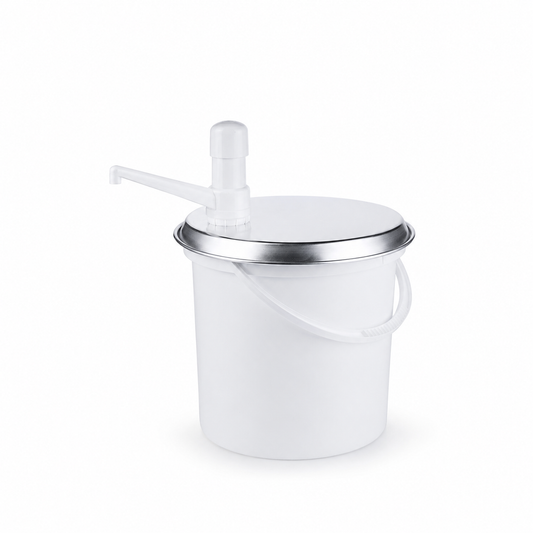 &nbsp;kanta za umake 10 L, dozator za umake 10 L, kanta sa špinom za umak, kanta s pumpicom, dozator za kečap, dozator za majonezu, profesionalni dozator umaka, posuda za umake s pumpicom, dispenser za umake, sauce dispenser 10 L, kanta za fast food, dozator za restoran, dozator za pizzeriju, oprema za burger bar, oprema za fast food, profesionalna kuhinjska oprema, ugostiteljska oprema Hrvatska, dozator umaka Hrvatska, kanta za umake Split, ugostiteljska oprema Split, NIRS Oprema