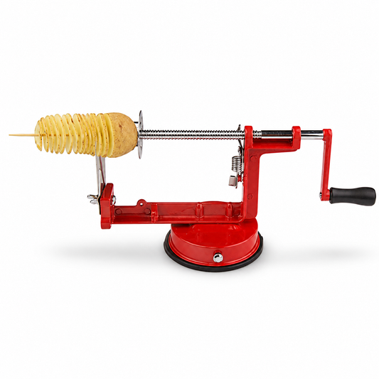 &nbsp;mašina za spiralni pomfrit, rezač za spiralni krumpir, spiralni rezač krumpira, tornado potato rezač, tornado krumpir, tornado potato machine, mašina za tornado krumpir, ručni rezač krumpira, krumpir na štapiću, rezač krumpira na štapiću, spiralni pomfrit, spiralni čips, spiralni krumpir, mašina za spiralni krumpir, rezač za pomfrit, street food oprema, fast food oprema, oprema za food truck, oprema za štand s hranom, ugostiteljska oprema Split, fast food oprema Split, street food oprema Hrvatska, ugo
