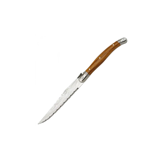 nož za steak, damask nož, laguiol nož, nož za pizzu, profesionalni nož za odreske, ugostiteljska oprema Split, steak nož webshop, poklon za chefa, kuhinjski pribor online
