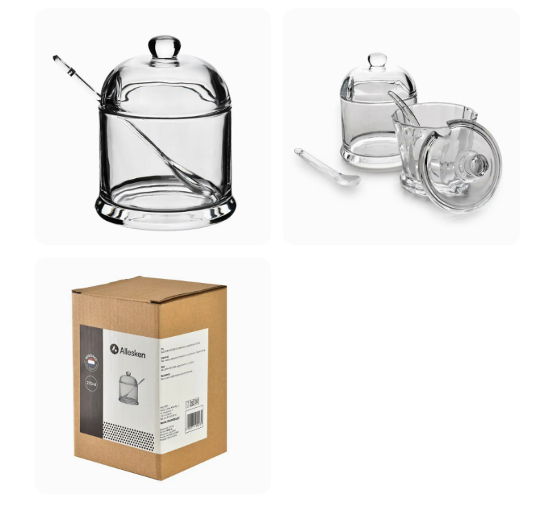 Posudica za šećer sa žličicom 290 ml – Modern Kitchen 🍬