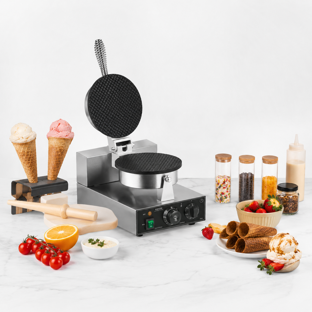 aparat za kornete, aparat za kornete za sladoled, aparat za izradu korneta, pekač za kornete, profesionalni aparat za kornete, waffle cone maker, aparat za waffle kornete, stroj za kornete, električni pekač korneta, korneti za sladoled, izrada korneta za sladoled, profesionalna oprema za slastičarnice, oprema za sladoledarnice, oprema za gelaterije, oprema za slastičarnice, aparat za sladoledarnu, oprema za sladoled Split, slastičarska oprema Split, ugostiteljska oprema Split, ugostiteljska oprema Dalmacija