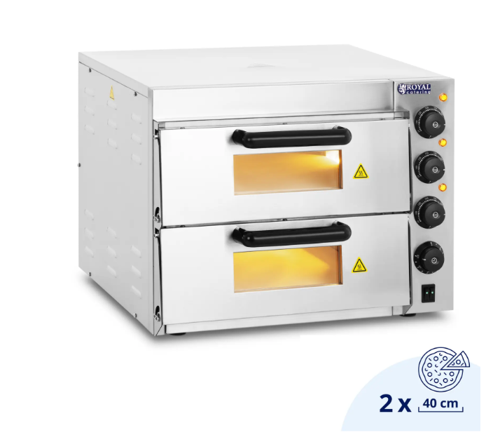 peć za pizzu, profesionalna pizza peć, Royal Catering pizza oven, šamotna peć, horeca pizza oprema, pizza oven 2 komore, peć za pizzeriju, peć za restoran, ugostiteljska oprema, peć za pizzu inox, pizza oven Croatia, oprema za fast food, pizza oven 350°C, peć za focacciu, profesionalna ugostiteljska peć, nirs.hr