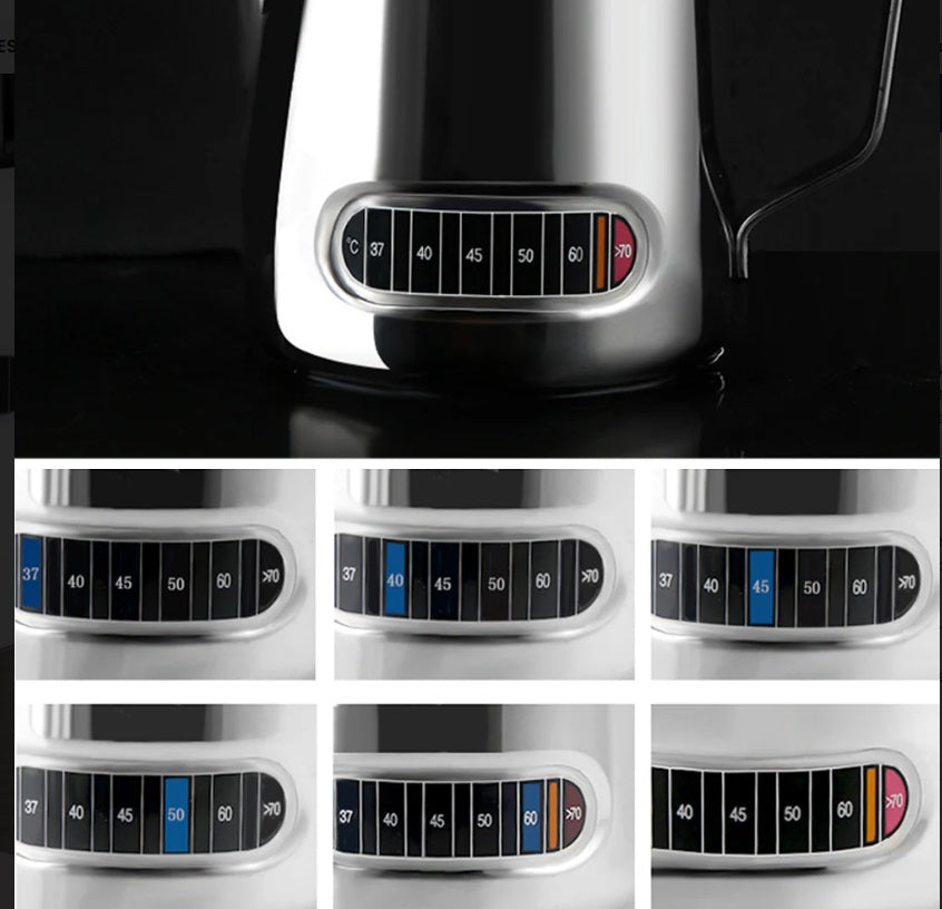 Inox vrč za mlijeko s termometrom ☕