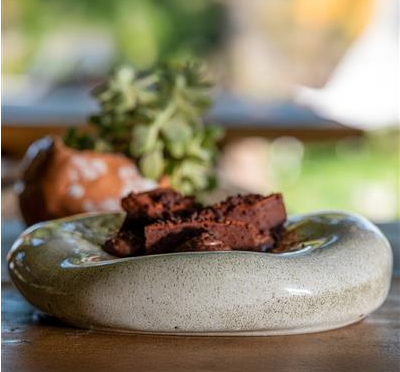 Tanjur Blob Stone 23cm