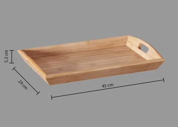 Pladanj za posluživanje – bambus, 44×29 cm
