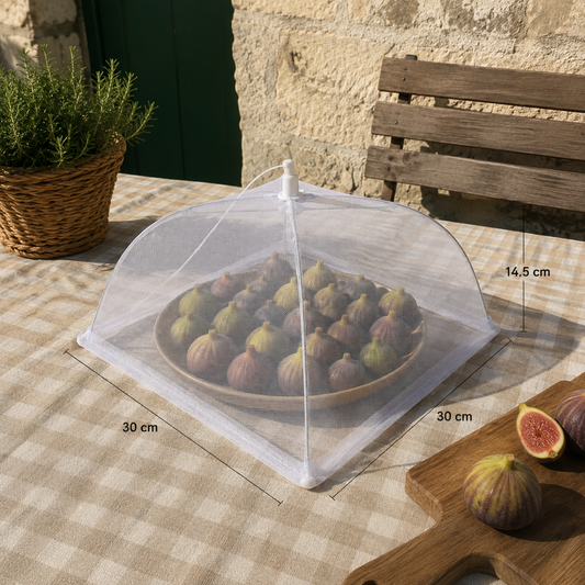 mrežasti poklopac za hranu, poklopac za hranu 30 cm, mreža za hranu, zaštita hrane od muha, zaštita hrane od insekata, mrežica protiv muha za hranu, pokrivalo za hranu, mrežasti pokrivač za hranu, zaštitna mreža za hranu, poklopac protiv muha, poklopac protiv insekata, mreža za tanjur, poklopac za tanjur, poklopac za voće, zaštita hrane na otvorenom, poklopac za hranu za terasu, poklopac za piknik, mreža za piknik, zaštita hrane na terasi, zaštita hrane u vrtu, sklopivi poklopac za hranu, poliesterski poklo