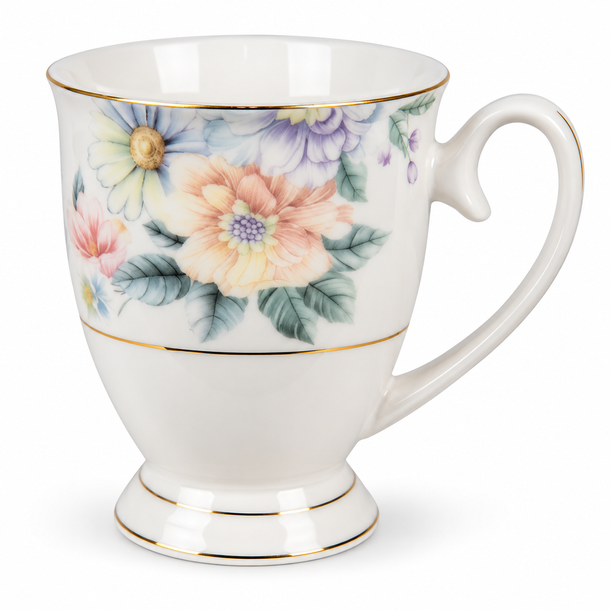 porculanska šalica, šalica 300 ml, cvjetna šalica, šalica s cvijećem, vintage šalica, romantična šalica, šalica sa zlatnim rubom, šalica za kavu, šalica za čaj, elegantna šalica, šalica s postoljem, porculanske šalice za kavu, porculanske šalice za čaj, shabby chic šalica, retro šalica, šalica pastelne boje, poklon za ljubiteljice kave, poklon za Majčin dan, poklon za useljenje, ideje za poklone, vintage posuđe, cvjetno posuđe, šalice Split, porculan Split, posuđe Split, ugostiteljska oprema Split, oprema z