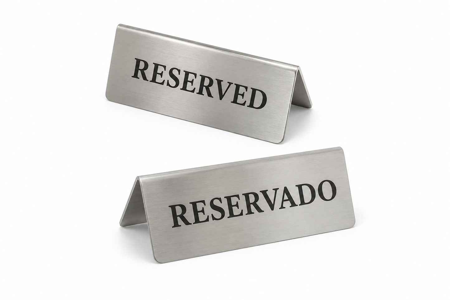 reserved oznaka, oznaka reserved, oznaka rezervirano, stolna oznaka rezervirano, inox reserved oznaka, My Bar reserved oznaka, oznaka za rezerviran stol, oznaka za restoran, oznaka za kafić, oznaka za hotel, oznaka za konobu, oznaka za beach bar, inox oznaka za stol, stolna oznaka inox, reserved table sign, znak rezervirano, rezervirano oznaka za stol, oprema za restorane, oprema za kafiće, oprema za hotele, oprema za konobe, ugostiteljska oprema Dalmacija, gastro oprema Split, oprema za restorane Dalmacija