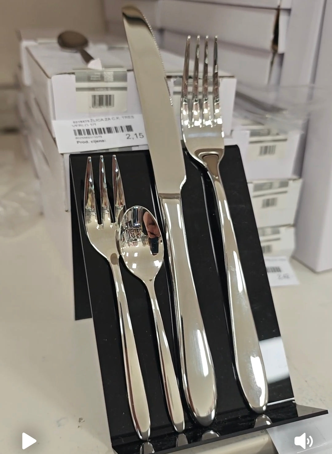 Tres by Verlo - Osnažena tradicija pribora za jelo - Noževi, vilice i žlice premium klase