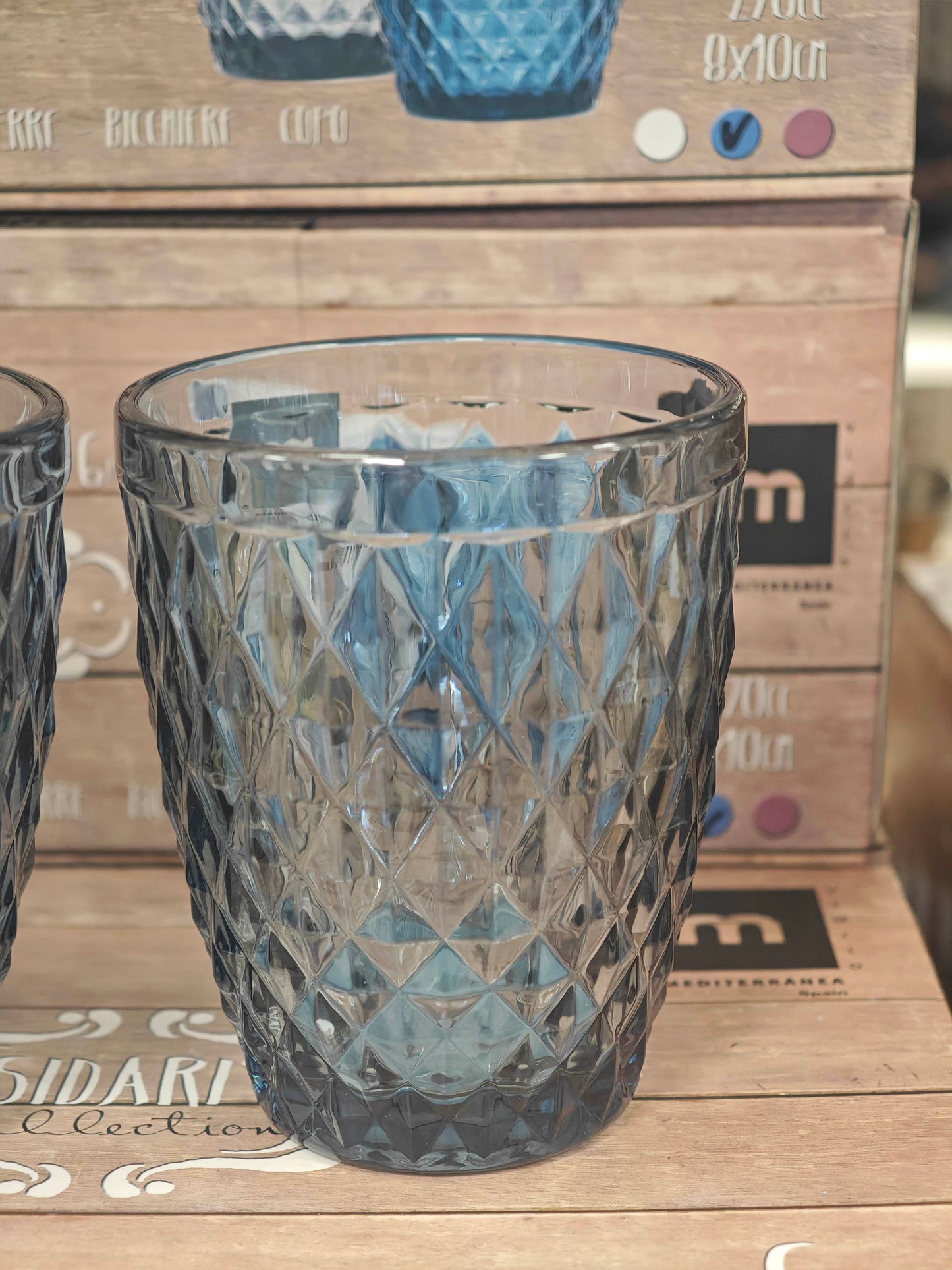 Set 6 čaša Vintage Blue 270ml