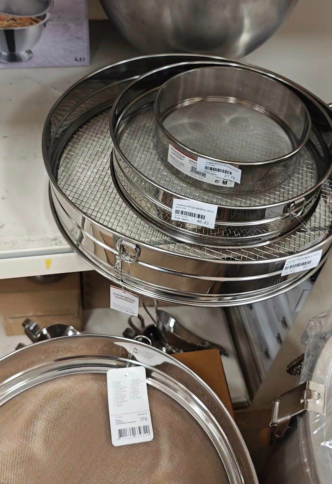 Sito za brašno inox - više veličina