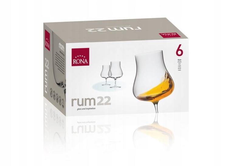 Set 6 čaša za whiskey na stopu - Rona22