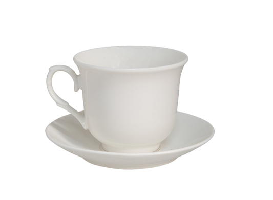 Set od 6 šalica s tanjurićima (220 ml) u poklon kutiji