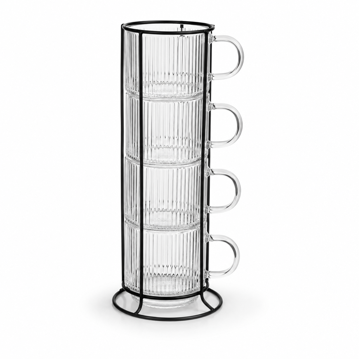 set šalica, set šalica za kavu, staklene šalice, staklene šalice za kavu, set 4 šalice, šalice 350 ml, šalice sa stalkom, set šalica sa stalkom, borosilikatne šalice, šalice od borosilikatnog stakla, prozirne šalice, rebraste staklene šalice, moderne šalice za kavu, šalice za cappuccino, šalice za latte, latte šalica 350 ml, cappuccino šalice, šalice za čaj, šalice za toplu kavu, čaše sa ručkom, staklene čaše sa ručkom, set za kavu, poklon set šalica, poklon za ljubitelje kave, šalice za apartmane, šalice z