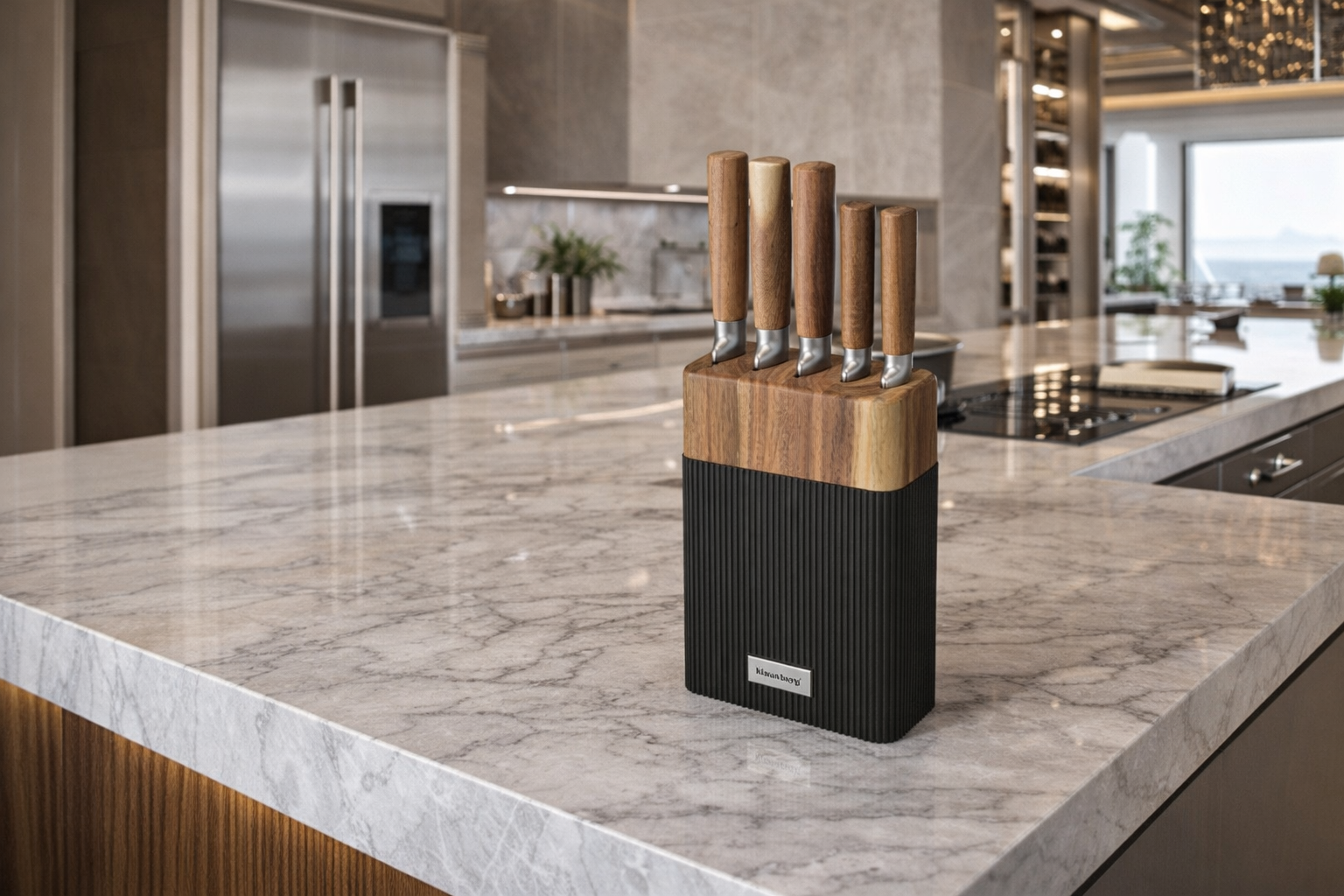 set noževa, kuhinjski noževi, set kuhinjskih noževa, noževi od nehrđajućeg čelika, drveni stalak za noževe, set noževa s postoljem, Klausberg noževi, Klausberg KB-7981, noževi s drvenom ručkom, akacija drvo noževi, premium set noževa, poklon set noževa, noževi za kuhinju, kuhinjski pribor, set noževa za dom, moderan set noževa, profesionalni kuhinjski noževi, nož za kruh, kuharski nož, set noževa 6 komada, stalak za noževe drveni, elegantni kuhinjski noževi, noževi za svakodnevnu upotrebu, poklon za kuhinju