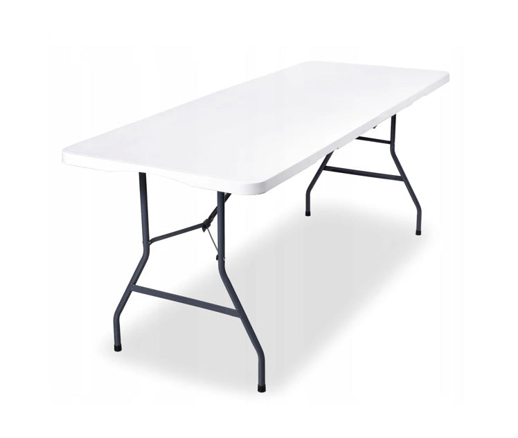 sklopivi stol, catering stol, sklopivi catering stol, stol 74 x 180 cm, profesionalni sklopivi stol, stol za catering, stol za evente, stol za sajmove, stol za kampiranje, stol za vanjska događanja, prijenosni stol, stol na sklapanje, stol kofer, vodootporni stol, plastični sklopivi stol, bijeli sklopivi stol, ugostiteljski stol, oprema za catering, oprema za evente, oprema za restorane, oprema za hotele, oprema za apartmane, pomoćni stol, buffet stol, stol za posluživanje, radni stol za ugostiteljstvo, NIR