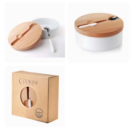 Posuda s poklopcem i žličicom BASIC KITCHEN