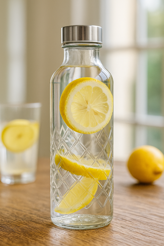 staklena boca, boca za vodu, boca za sok, boca s poklopcem, staklene boce horeca, boca za vino, boca za restoran, boca 1L, Liberty boca, Uniglass, staklena karafa, elegantna boca, boca za serviranje, boca za barove, horeca posuđe, ugostiteljska oprema Split, boca s uzorkom, nirs.hr