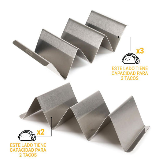 stalak za tacose, držač za tacose, inox stalak za tacose, stalak za 3 tacosa, držač za 3 tacosa, taco holder, taco stalak, stalak za tortilje, držač za tortilje, stalak za mini wrapove, držač za wrapove, inox držač za hranu, stalak za street food, oprema za tacose, oprema za meksičku hranu, pribor za posluživanje tacosa, stalak za serviranje, držač za finger food, oprema za restorane, oprema za fast food, oprema za food truck, oprema za bar, oprema za catering, oprema za evente, ugostiteljska oprema Dalmaci