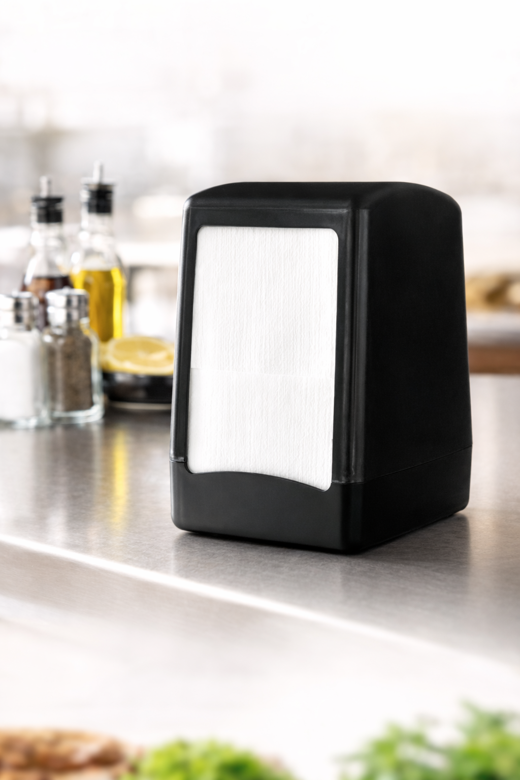 stalak za ubruse, stalak za salvete, držač za salvete, držač za ubruse, stalak za ubruse 17x17, stalak za salvete 17x17, horeca oprema, ugostiteljska oprema, oprema za restoran, oprema za kafić, oprema za bar, stolni dodaci, stolna oprema, napkin dispenser, dispenser za salvete, crni stalak za salvete, profesionalni držač za salvete, ugostiteljski stolni dodaci, pribor za stol, oprema za pekare, samoposlužni restorani, buffet oprema, držač papirnatih salveta, stalak za stol, Fato salvete, Fato držač, talija