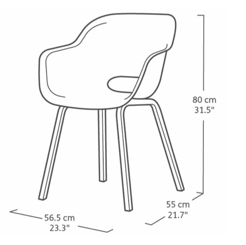 Stolica NOA by Keter - 3 boje na izbor