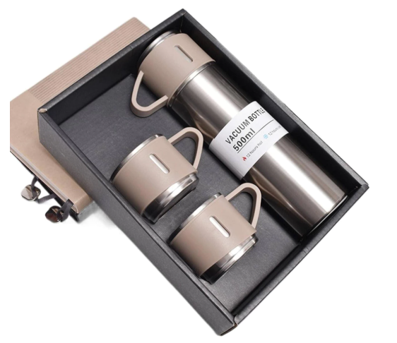 ☕ Set termos boce s 3 šalice – poklon pakiranje
