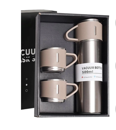 termos boca set, set s 3 šalice, poklon set termosica, termos boca 500ml, nehrđajući čelik, termo set, termos poklon, praktičan poklon, termos za kavu, termos za čaj, poklon za muškarce, poklon za žene, poslovni poklon, outdoor termos, inox termosica, elegantni set, termos s čašama, travel termos, termos gift set, NIRS, dom i kuhinja, coffee set, gift box, termos i šalice, termo poklon, toplinski set, izlet termos, termos putni set