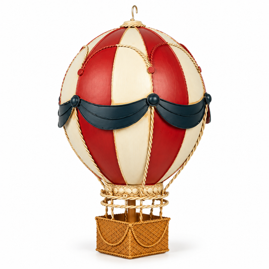 ukrasni balon, dekorativni balon na vrući zrak, vintage balon, retro dekoracija, viseći balon, metalni ukrasni balon, balon dekoracija 42 cm, crveno bež balon, vintage ukrasi za dom, dekoracije za dnevni boravak, dekoracija dječje sobe, ukrasi za apartmane, dekoracije za hotele, boutique hotel dekoracije, dekoracije za recepciju, viseće dekoracije, boho dekoracije, retro ukrasi, originalni pokloni, poklon za ljubitelje putovanja, vintage interijer, uređenje apartmana Dalmacija, dekoracije Split, ukrasi za d
