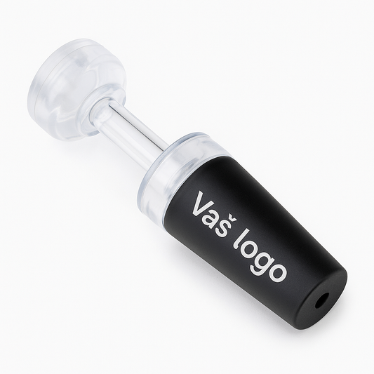 vakuumski čep za vino, čep za vino s logom, wine stopper, promotivni pokloni, oprema za vino, vinska oprema, vinska dodatna oprema, pribor za vino, poslovni pokloni, ugostiteljski pokloni, čep za bocu vina, NIRS oprema Split, personalizirani čep, čep s tiskom, bar oprema, promo artikli