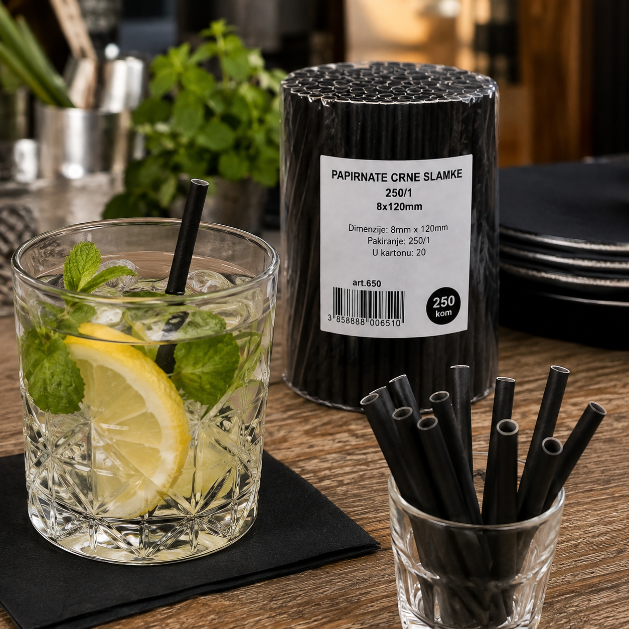 višekratne plastične slamke, višekratne slamke, crne slamke, crne plastične slamke, slamke 8x120 mm, slamke 120 mm, kratke slamke, kratke crne slamke, slamke za koktele, slamke za cocktail bar, slamke za kafiće, slamke za ugostiteljstvo, profesionalne slamke, ugostiteljske slamke, PP slamke, polipropilenske slamke, slamke za višekratnu uporabu, perive plastične slamke, slamke EN 12875-1, slamke za guste napitke, slamke za sokove, barske slamke, barska oprema, oprema za kafiće, oprema za barove, HoReCa slamk