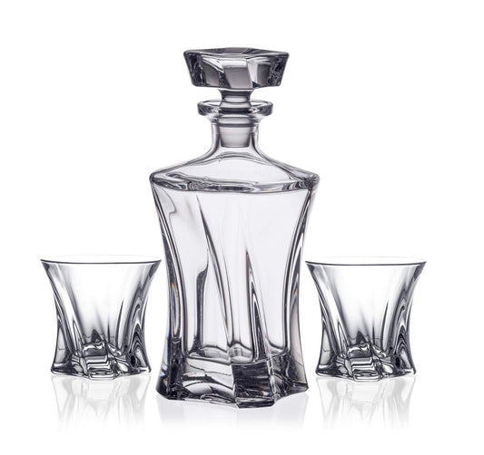Kristalni set za viski Aurum Cooper 1+6 – dekanter i čaše 🇨🇿